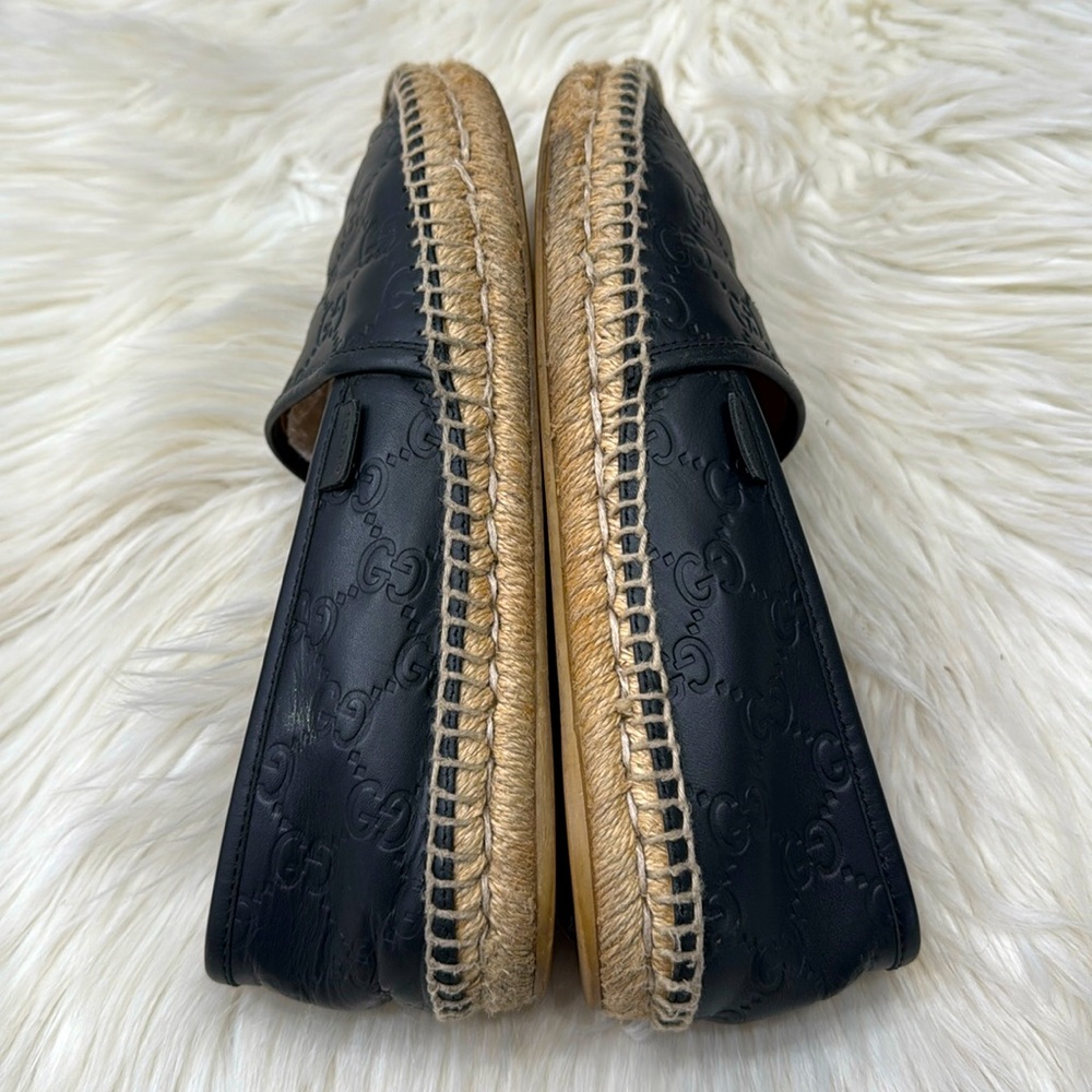 GUCCI Micro Guccissima Leather Espadrilles - Picture 5 of 16